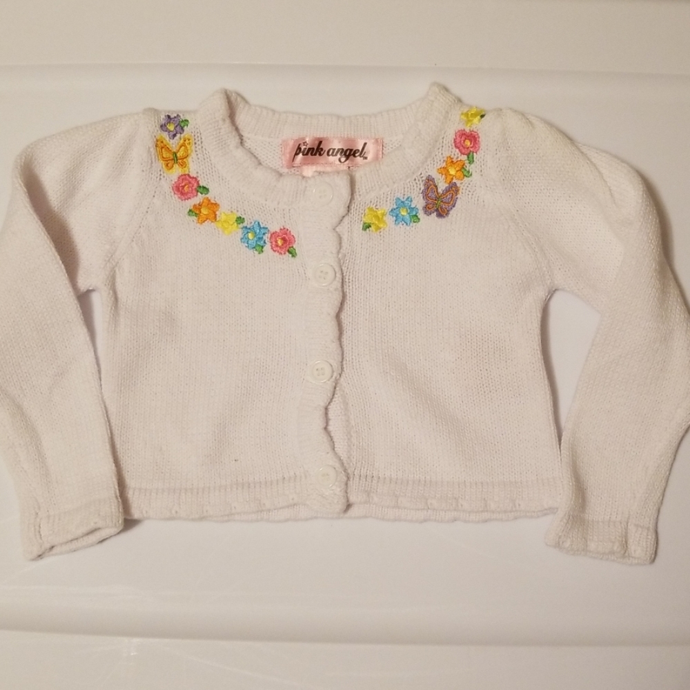 Pink Angel Sweater Cardigan